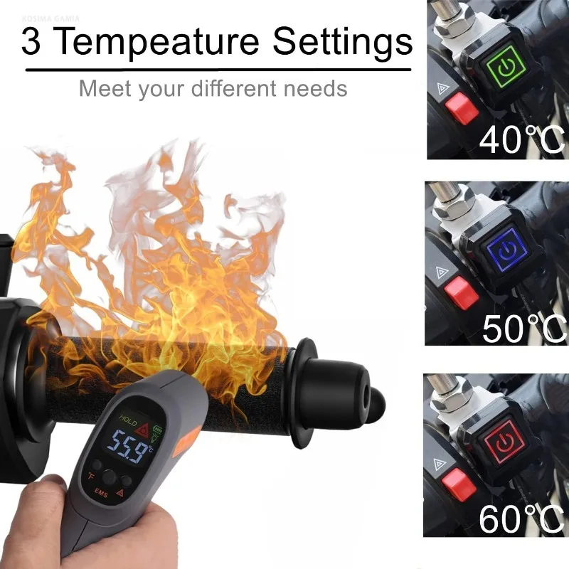 Manoplas Aquecidas para Motoci - Handlebar Grip Heated avaliação e preço